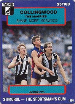 1990 AFL Scanlens Stimorol #55 Shane Morwood Front